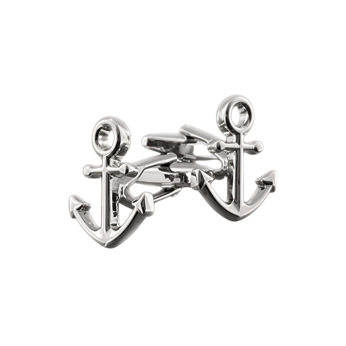 Silver Anchor Cufflinks