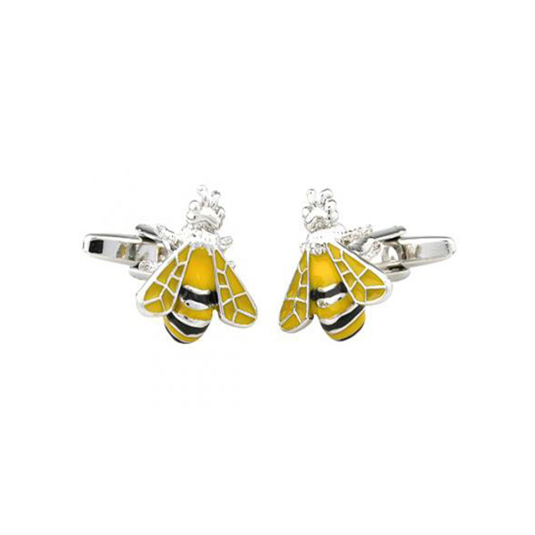 Yellow Bees Cufflinks-Cody Jay