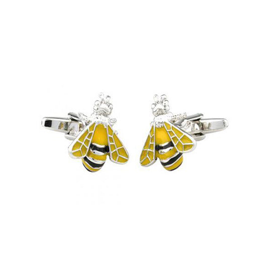 Yellow Bees Cufflinks-Cody Jay