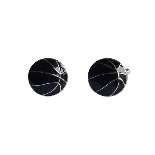 Black Basketball Cufflinks-Cody Jay