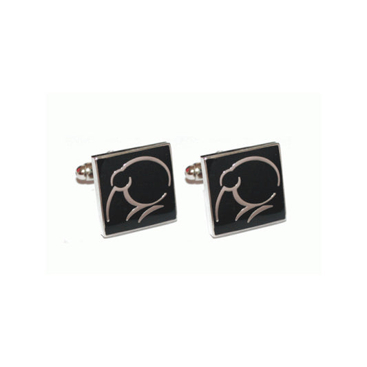 Kiwi Outline Cufflinks-Cody Jay
