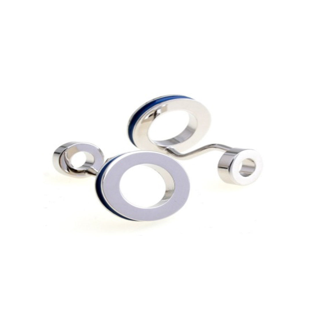Blue Inlay Cufflinks-Cody Jay