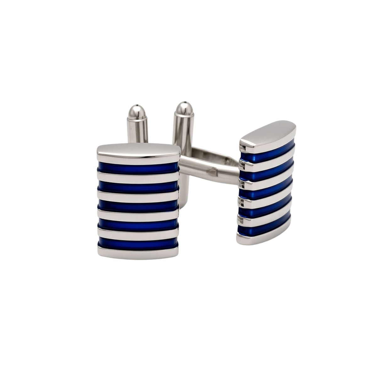 Blue Stripe Cufflinks