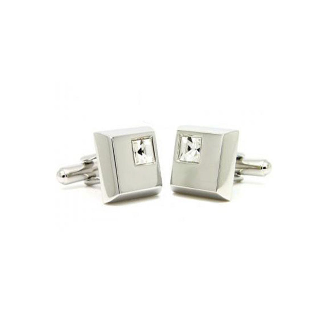 Cornerstone Clear Cufflinks-Cody Jay