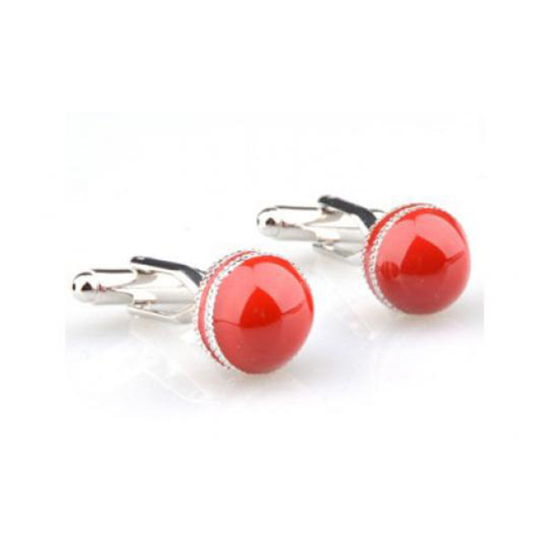 Cricket Balls Cufflinks on white background | Cody Jay