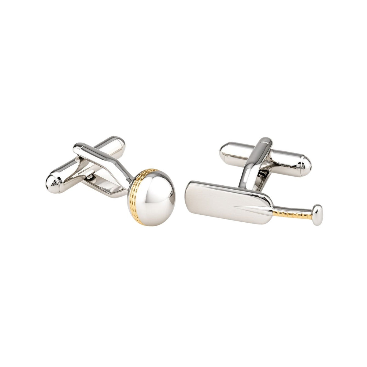 Cricket Bat & Ball Cufflinks