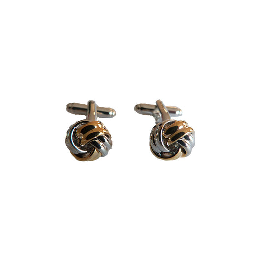 Ribbed Knots Cufflinks-Cody Jay