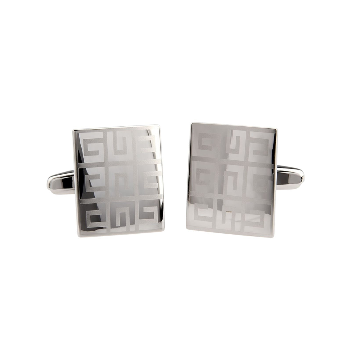 Laser Grid Cufflinks - Modern Gift for Men NZ