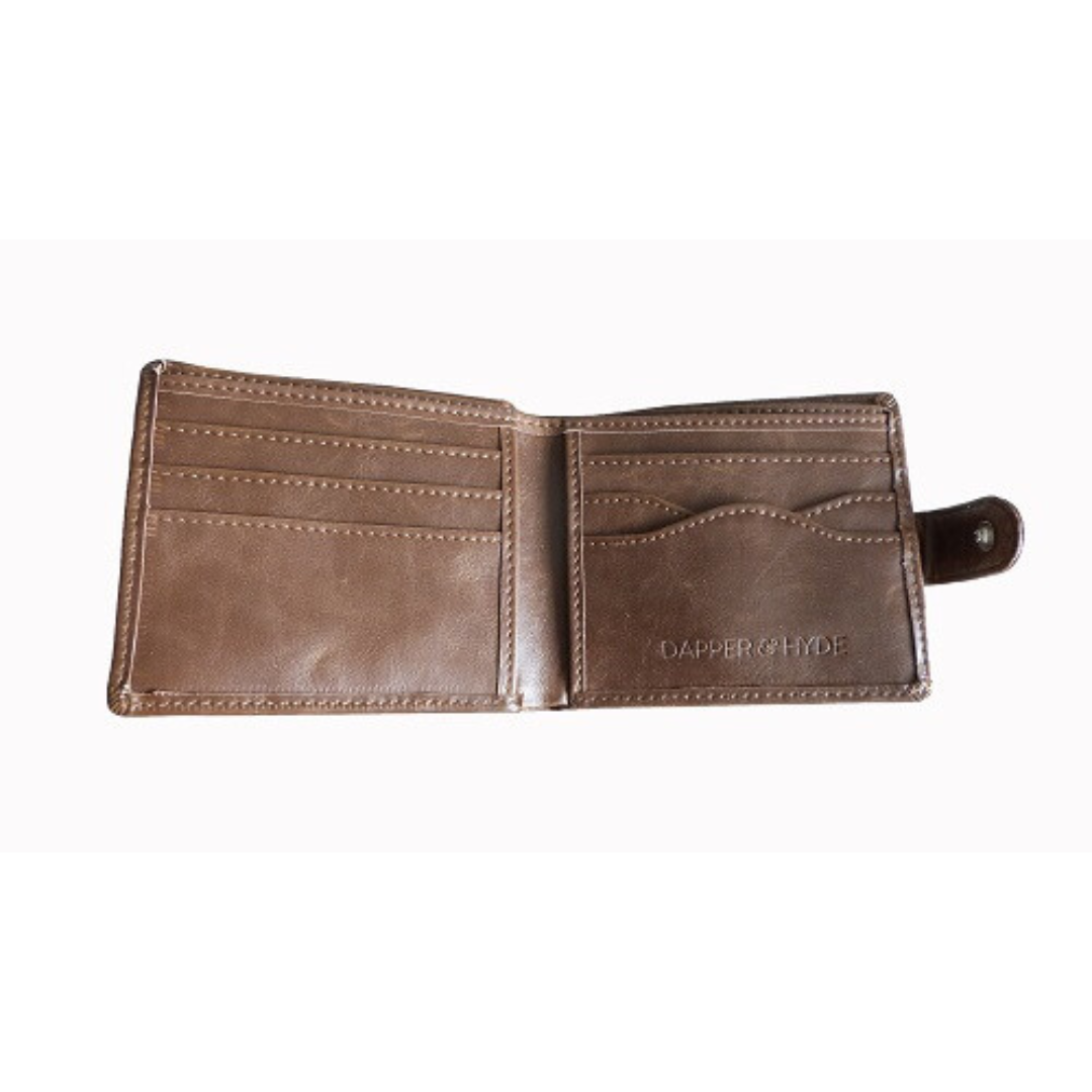 Manhattan Bi-Fold Wallet - Light Brown-Cody Jay