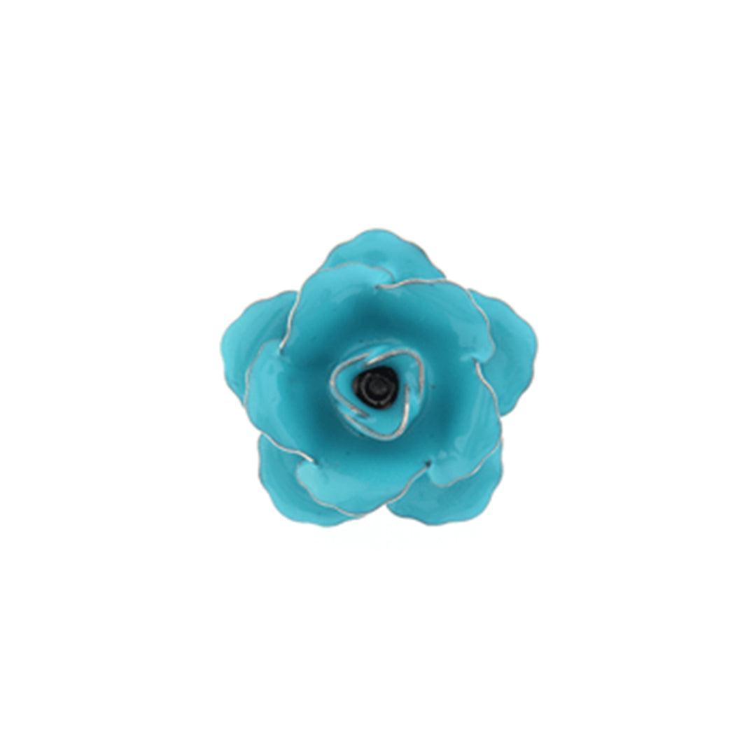Aqua Rose Lapel Pin-Cody Jay