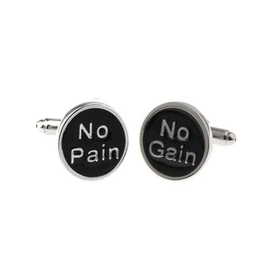 No Pain No Gain Cufflinks-Cody Jay
