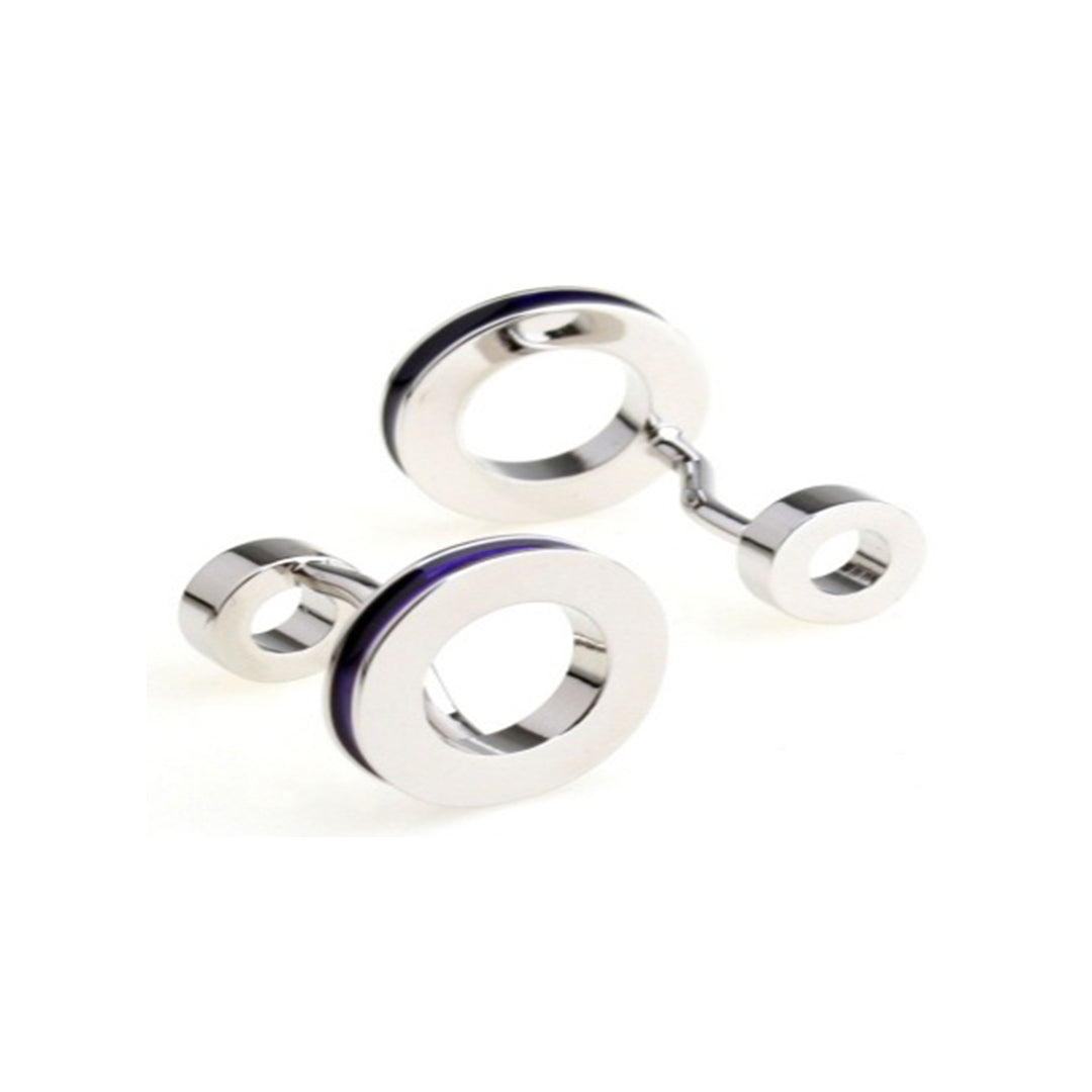 Purple Inlay Cufflinks-Cody Jay