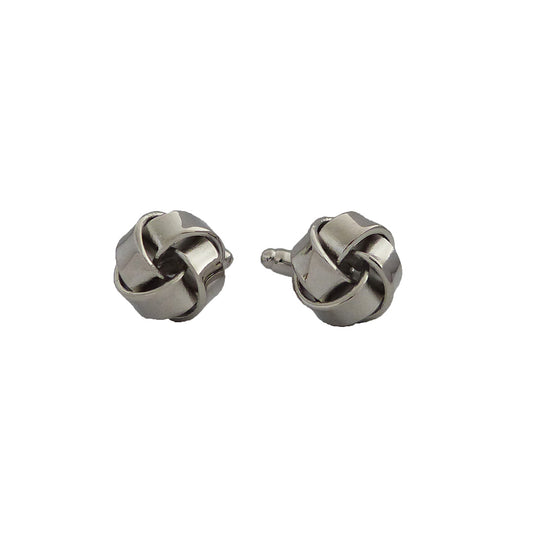 Silver Knot Cufflinks-Cody Jay