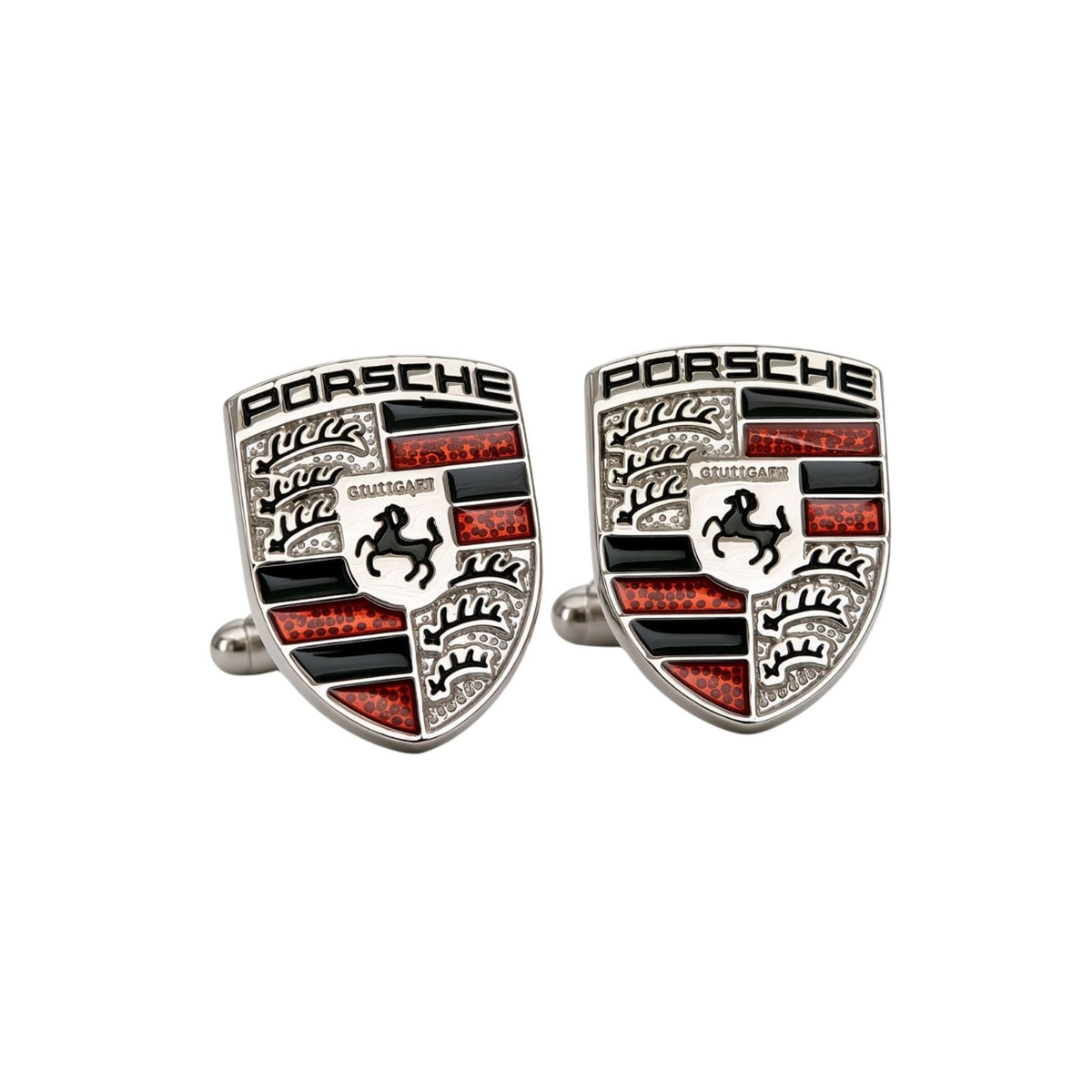Porsche Cufflinks Silver - Premium Gift for Men NZ