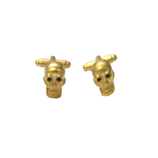 Gold Skull Cufflinks-Cody Jay