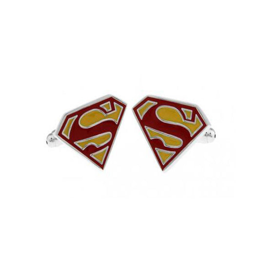 Yellow Superman Cufflinks-Cody Jay
