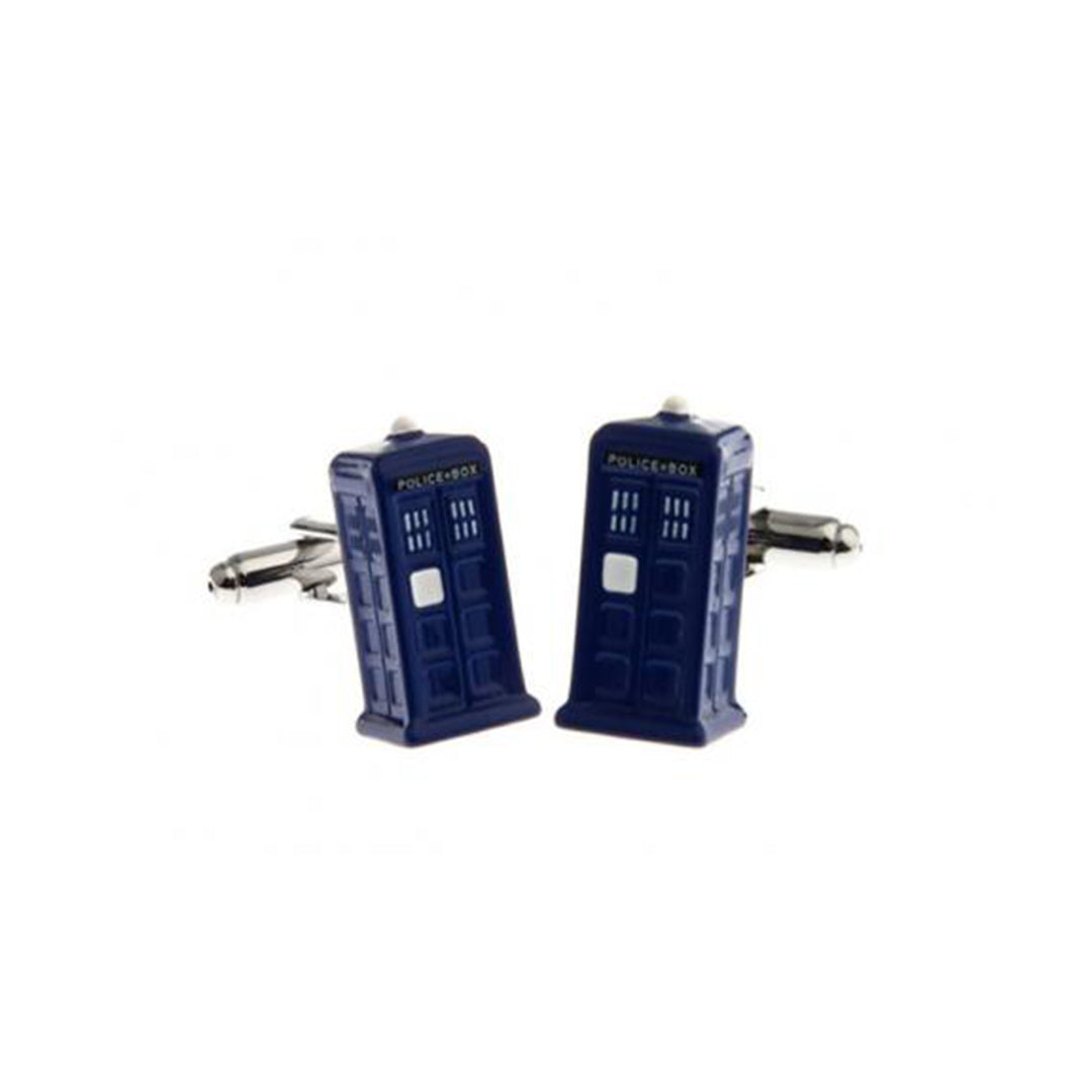 Tardis Cufflinks-Cody Jay