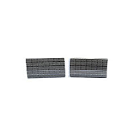 Textured Silver Rectangle Cufflinks-Cody Jay