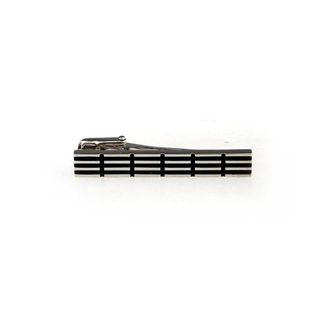 Tie Clip - Black Line-Cody Jay