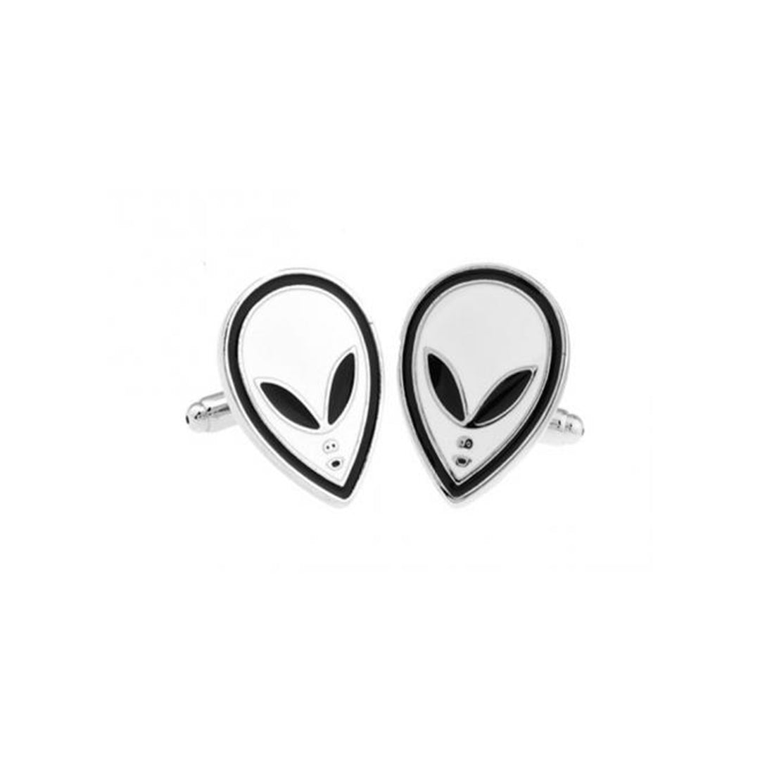 White Alien Cufflinks-Cody Jay