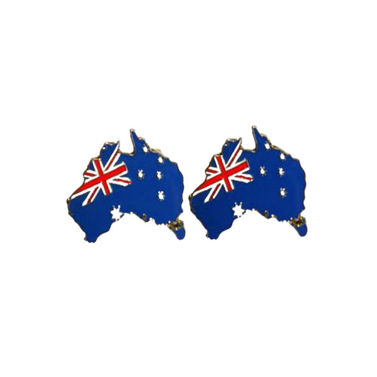 Australia Map Coloured Cufflinks