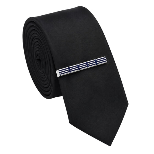 Tie Clip Blue Line