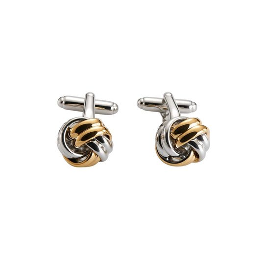 Ribbed Knots Cufflinks