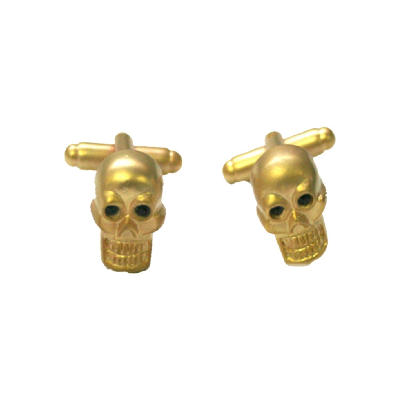 Gold Skull Cufflinks - Luxury Gift for Men NZ