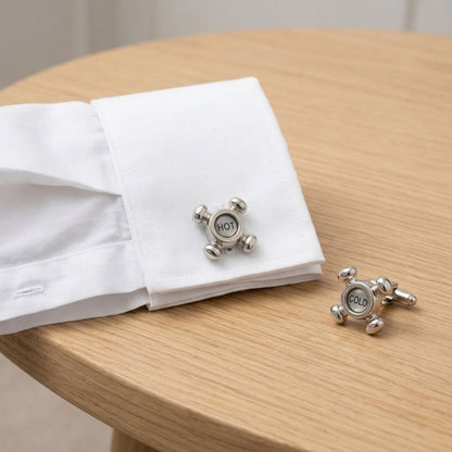 Hot & Cold Taps Cufflinks
