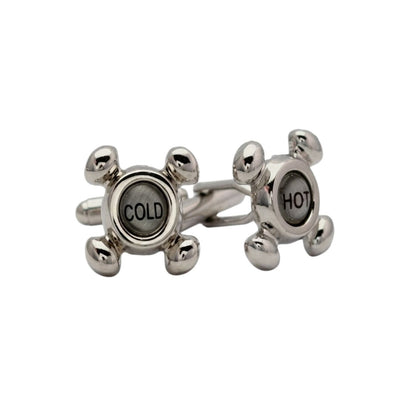 Hot & Cold Taps Cufflinks