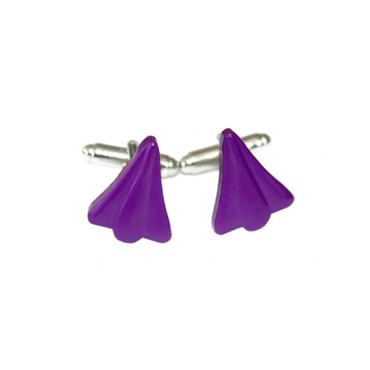Grape jet plane cufflinks inspired by the classic Jet plane lolly