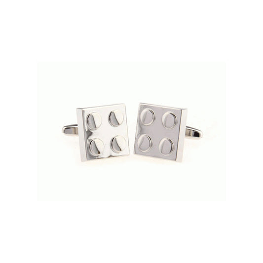 Silver Lego Cufflinks-Cody Jay