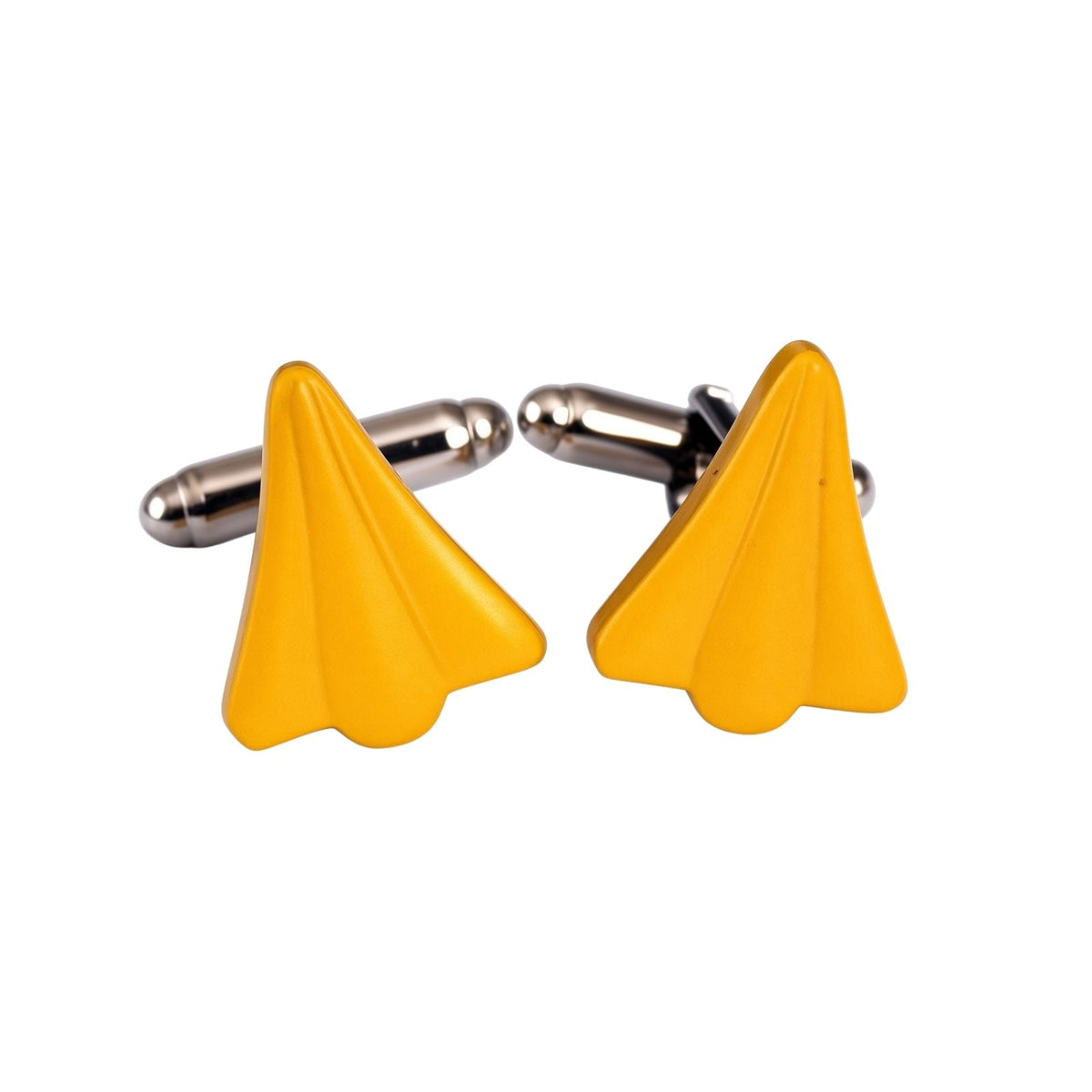 Lemon Jet Plane Cufflinks