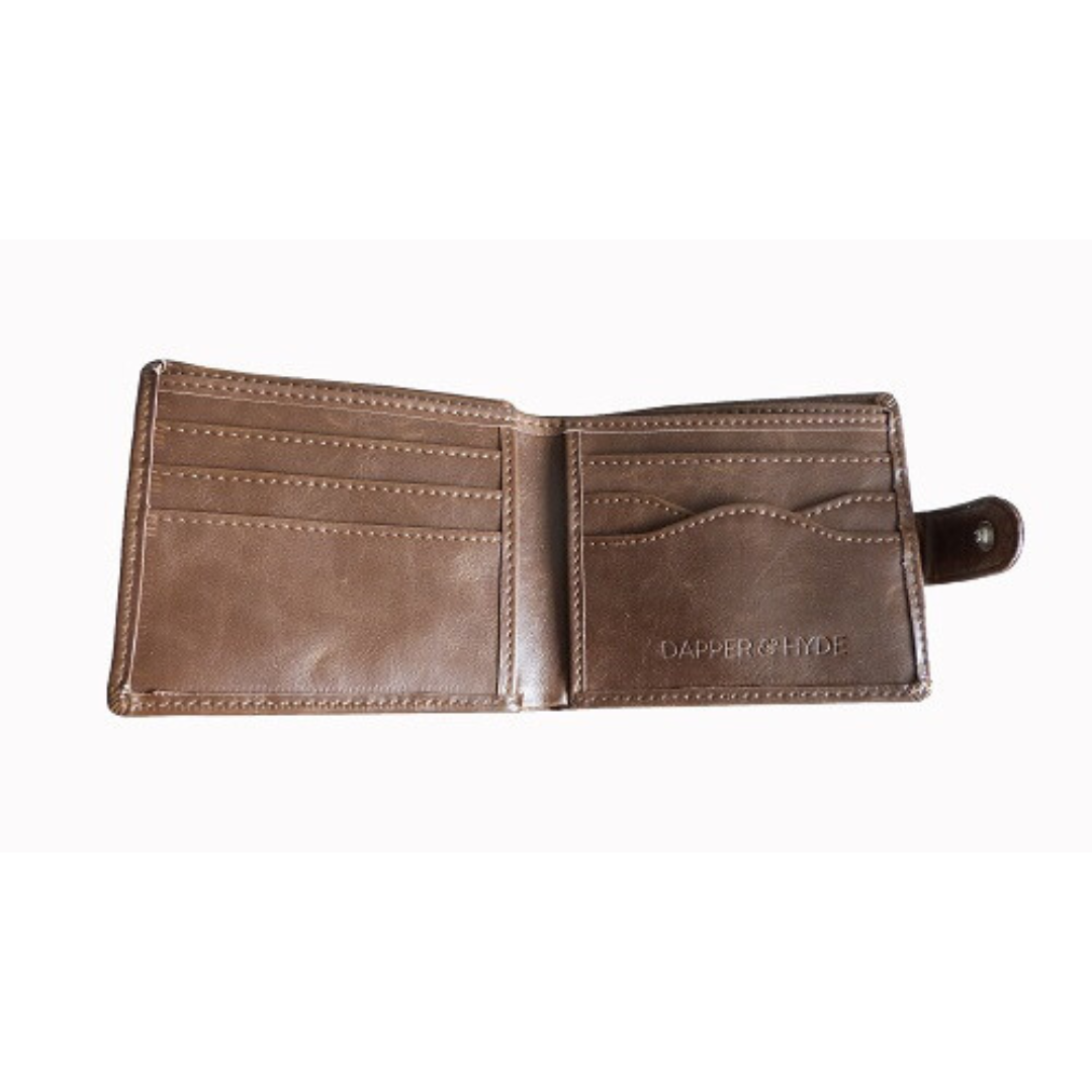 Manhattan Bi-Fold Wallet - Light Brown