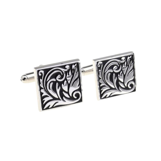 Modern Floral Cufflinks