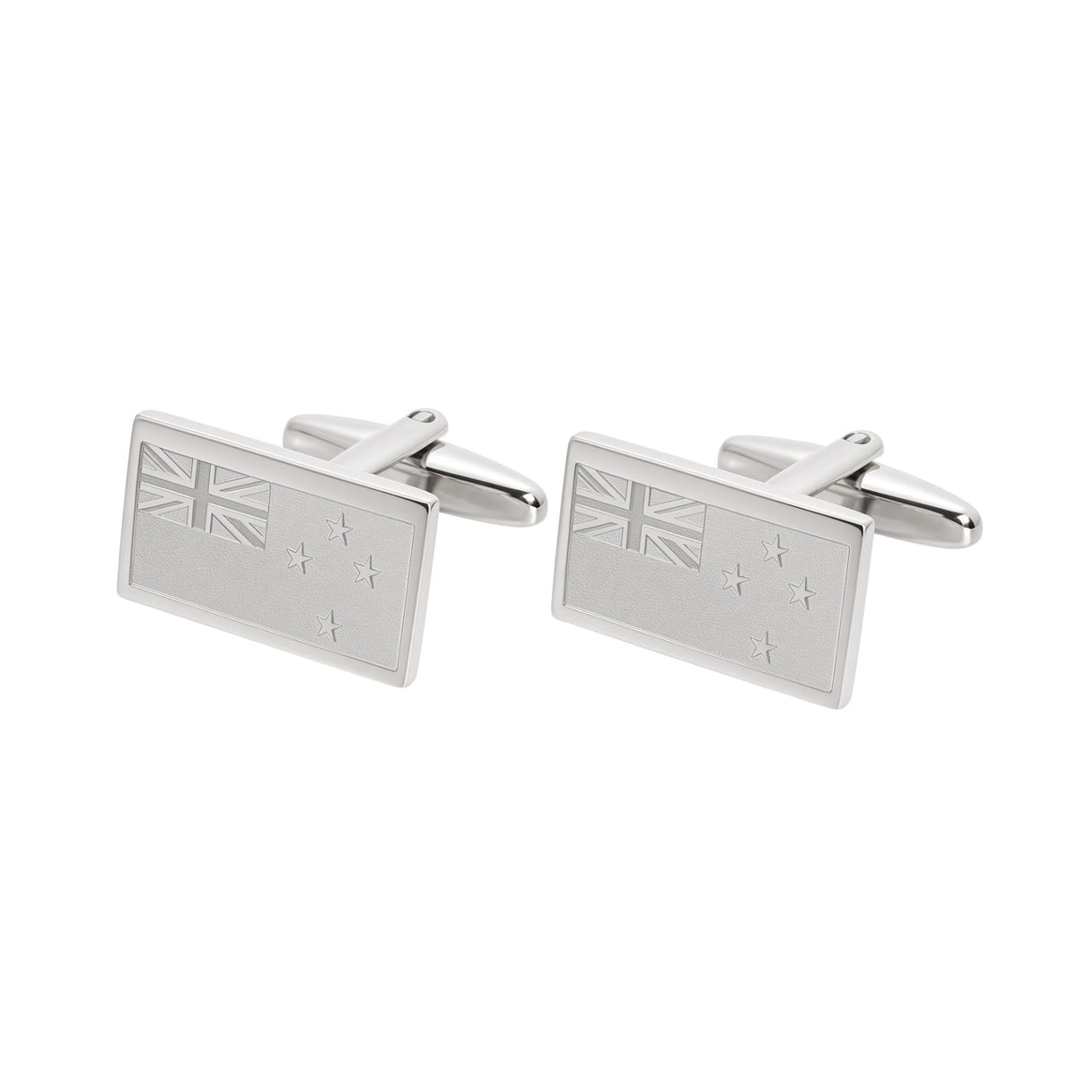 NZ Engraved Flag Cufflinks