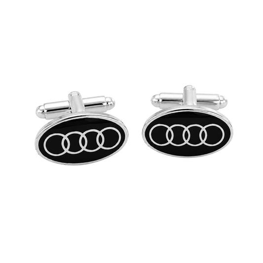 Audi Oval Cufflinks - Premium Gift for Audi Enthusiasts NZ