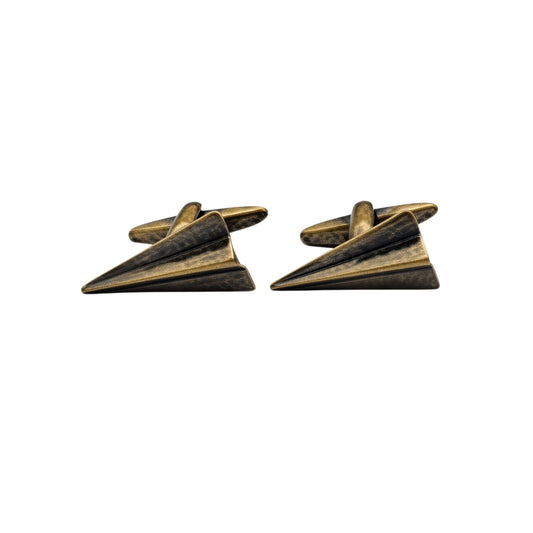 Paper Plane Cufflinks