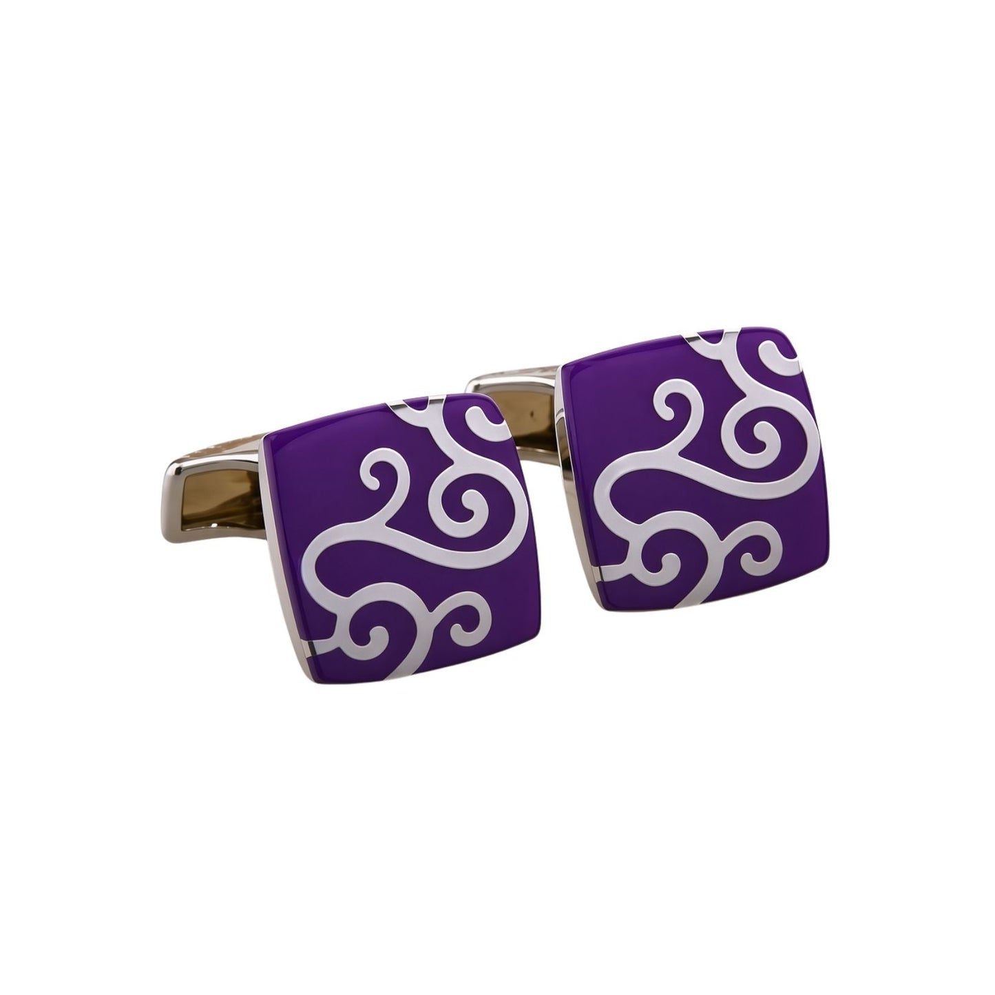 Purple Cultural Cufflinks