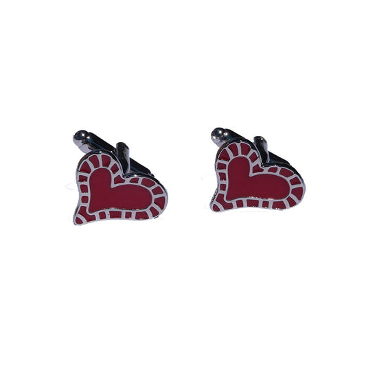 Red Heart Cufflinks-Cody Jay