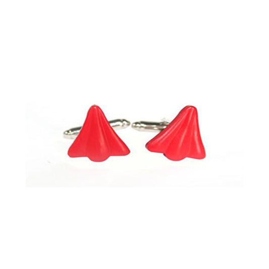 Red jet plane cufflinks inspired by the iconic Jet Plane lolly