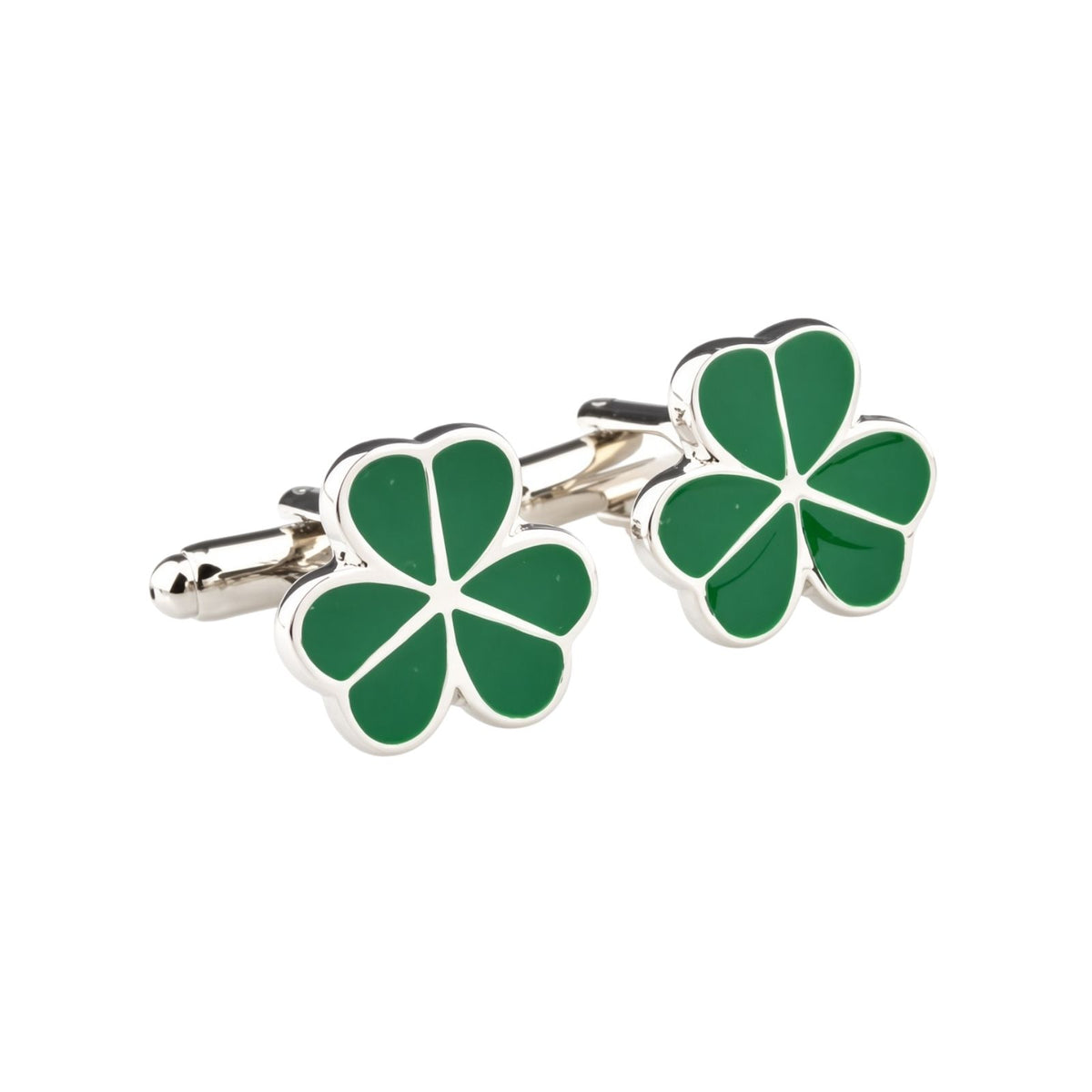 Green Shamrock Cufflinks