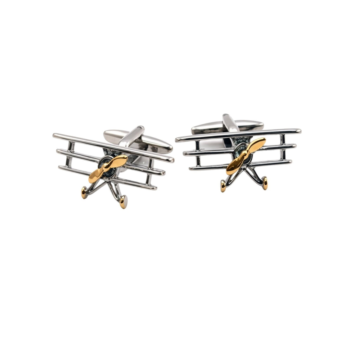 Triplane Gold Rota Cufflinks