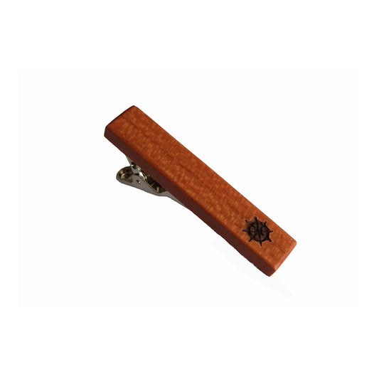 Wood Ships Wheel Tie Clip-Cody Jay